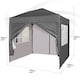 image 6 of MCC Direct 2X2 Pop up Black Gazebo | Black | Black