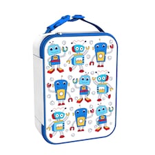 Lunch Bag, Insulated, Medium | White | Robots