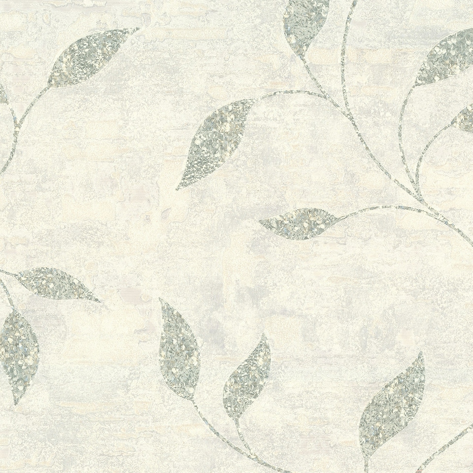 image 1 of Boutique Ornamental Leaf Sage | Green | Sage | 10m Length x 52cm Width
