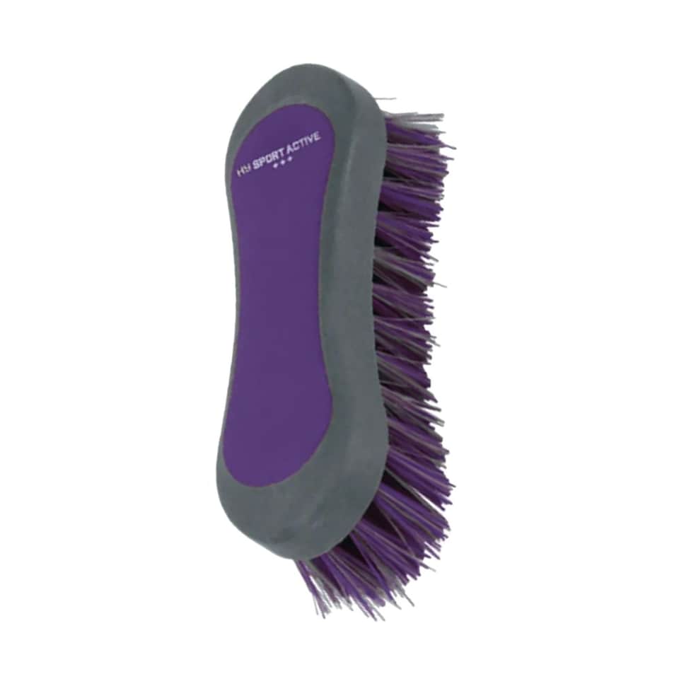 image 1 of Hy Sport Active Horse Face Brush - Royal Violet - One Size