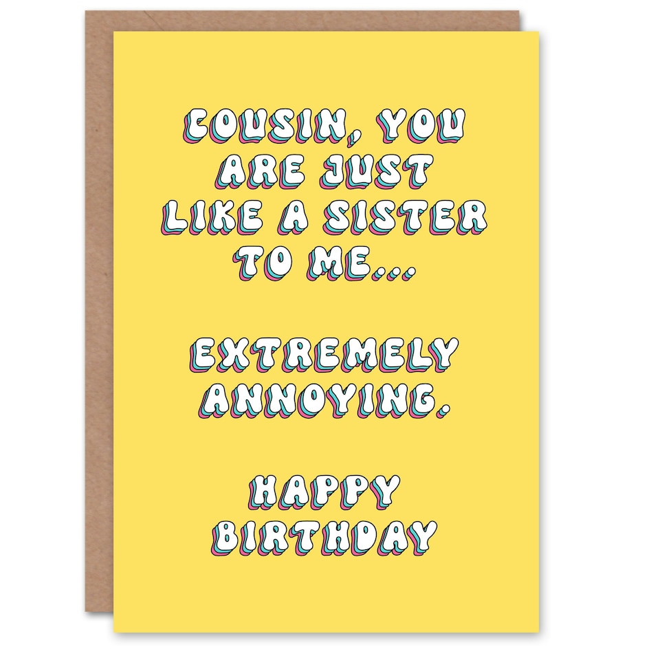 image 1 of Just Like Extremely Annoying Woman Her Funny Birthday Card