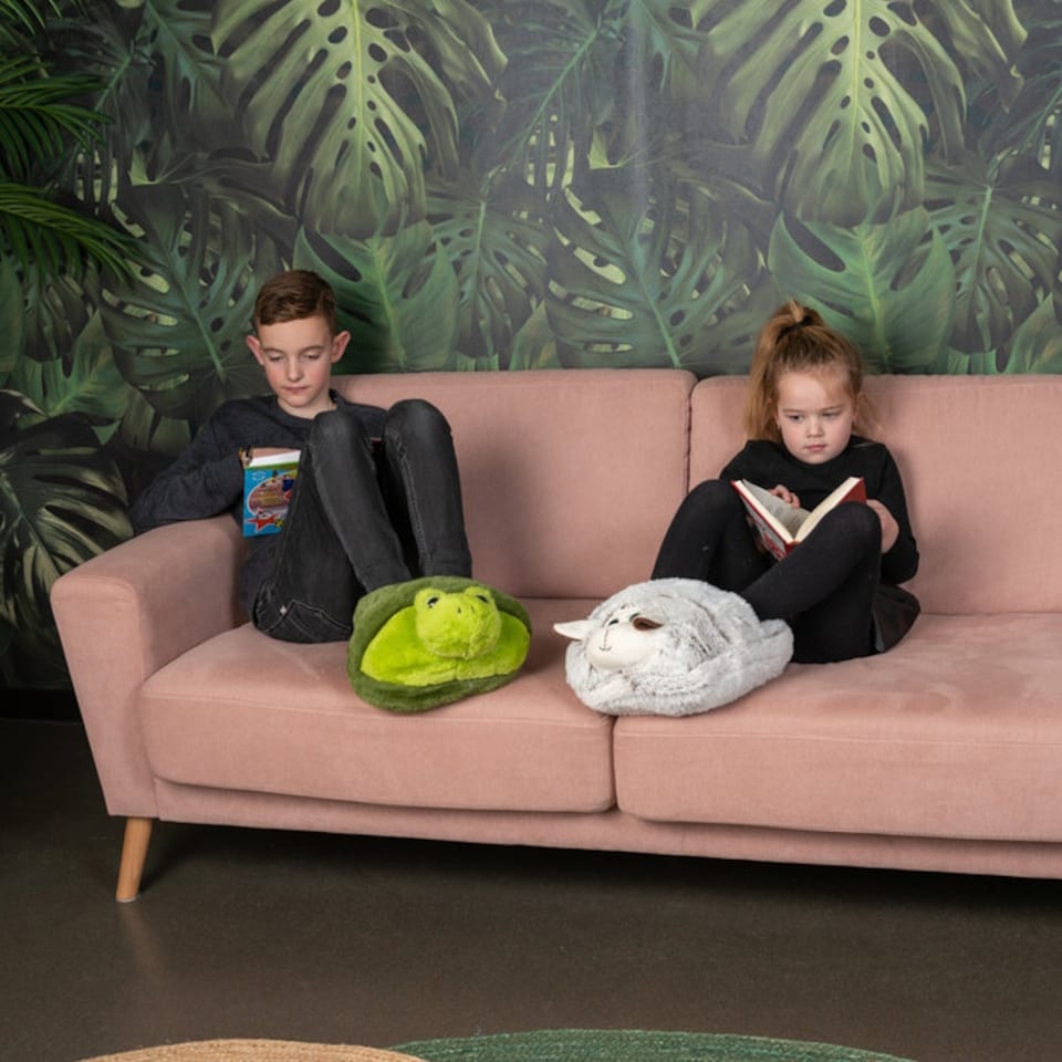 image 1 of Noxxiez Giant Plush Foot Warmer Slipper - Turtle