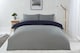 image 2 of Brights Reversible Duvet King Bed NavyGrey