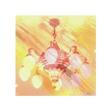 Chandelier Splash Back | White