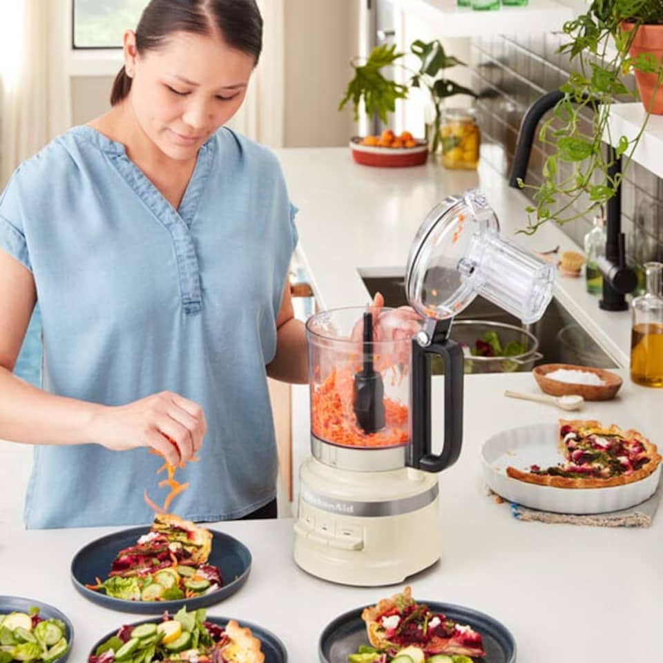 image 1 of KitchenAid 2.1L Almond Cream Food Processor