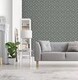 image 4 of Arthouse Modern Floral Damask Navy Wallpaper