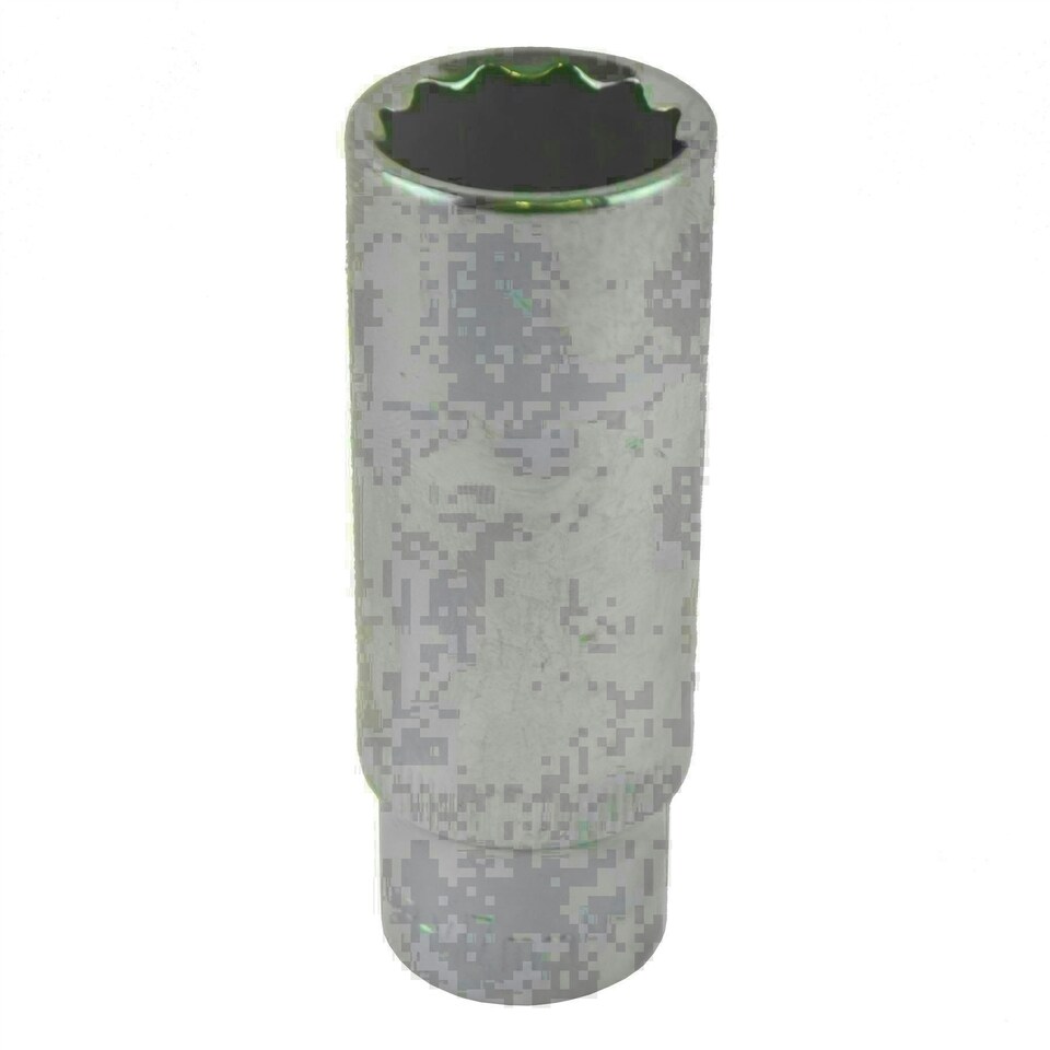 image 1 of 17mm 3/8" Drive Double Deep Metric Socket Double Hex / 12 Sided