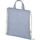 image 2 of Pheebs Polycotton Drawstring Bag - Heather Blue - One Size