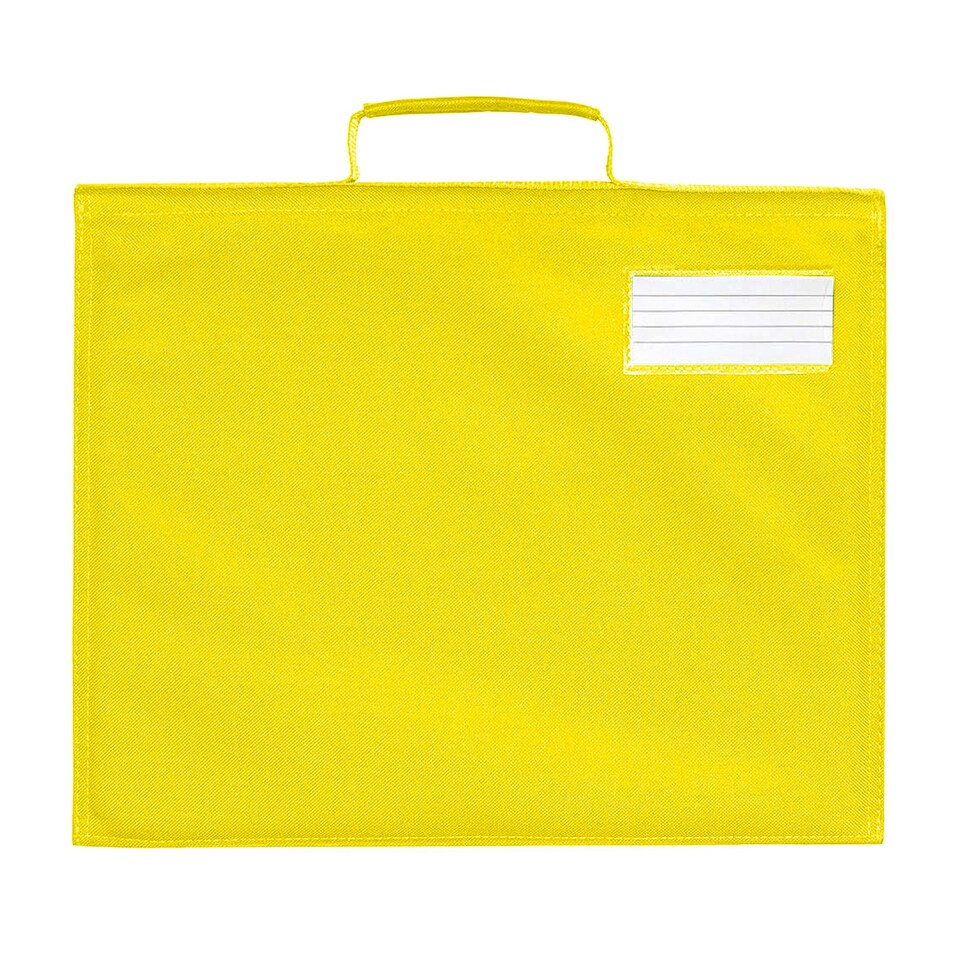 image 1 of Quadra Classic Book Bag - 5 Litres - Yellow - One Size Yellow