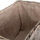 image 4 of Large Under Bench Rattan Basket | Grey | Grey | L