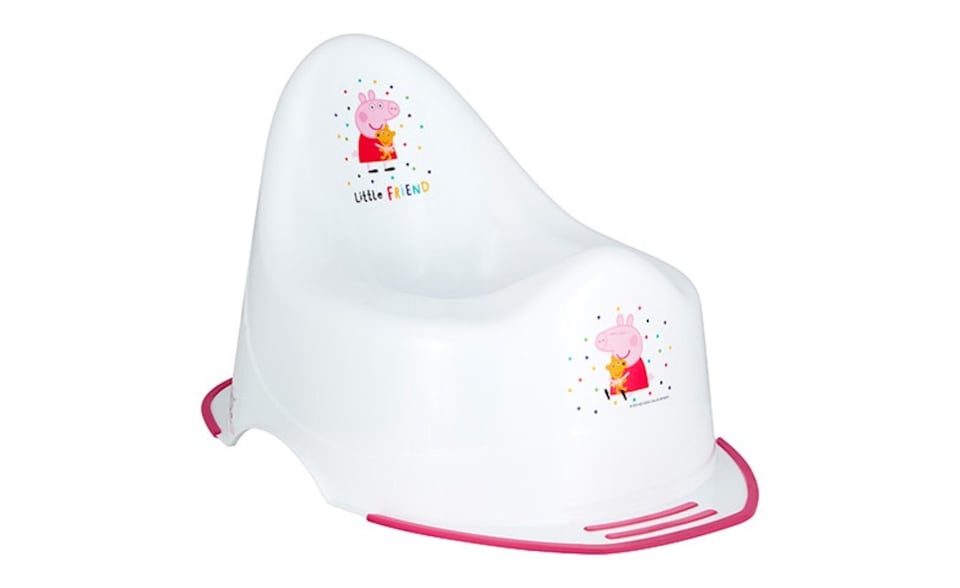 image 1 of Peppa Pig Pink Non Slip Potty, Training Seat and Step Stool