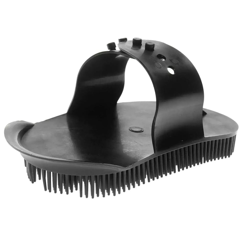 image 1 of Roma Sarvis Plastic Horse Curry Comb - Black - One Size