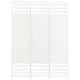 image 1 of HOMCOM 3 Panel Folding Room Divider, Freestanding Privacy Screen, White