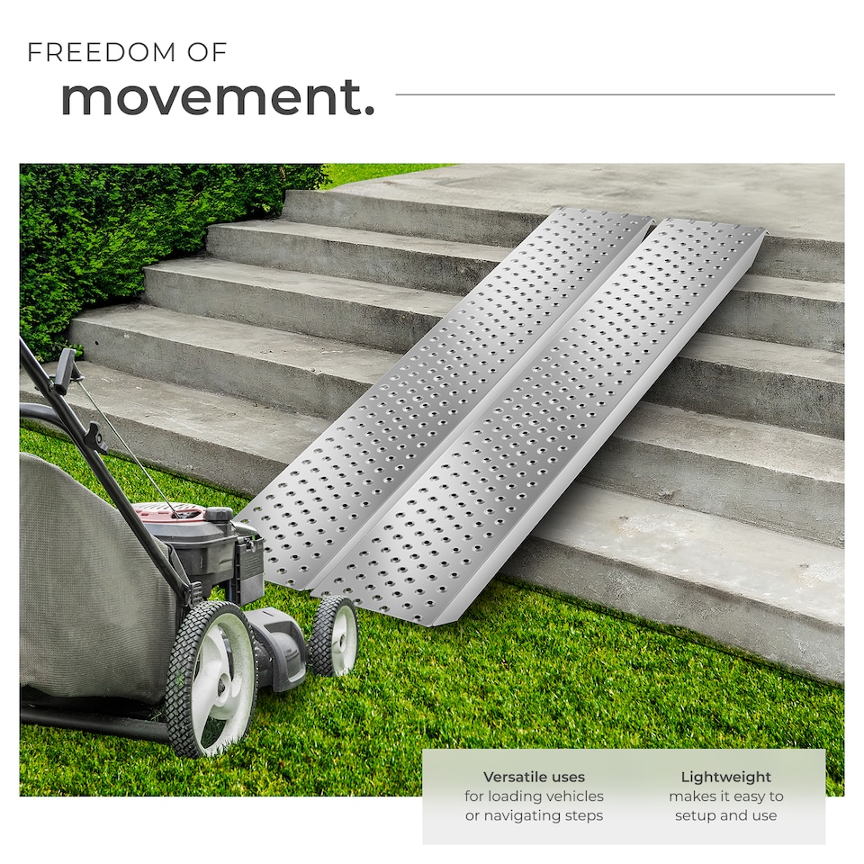 image 1 of Loading Ramps Sven - 2-Piece Set, 400 kg Capacity and Non-Slip