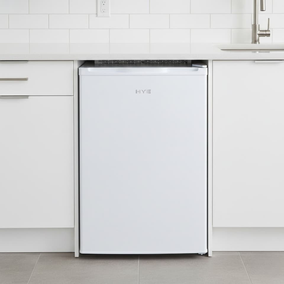image 1 of HYE Under Counter Fridge 55cm Freestanding Larder 127L - White RF01UCF127W01