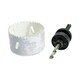 image 3 of Metric 73mm HSS Hole Saw Holesaw Bi-Metal Cutter with SDS Plus Arbor Adaptor