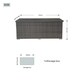 image 5 of Direct Wicker 495L Outdoor Garden Rattan Storage Box, Medium Deck Storage Box for Patio, Yard | Brown