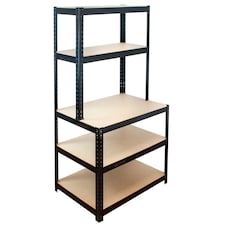 TekBox Boltless Garage Shelving Rack with Worktop