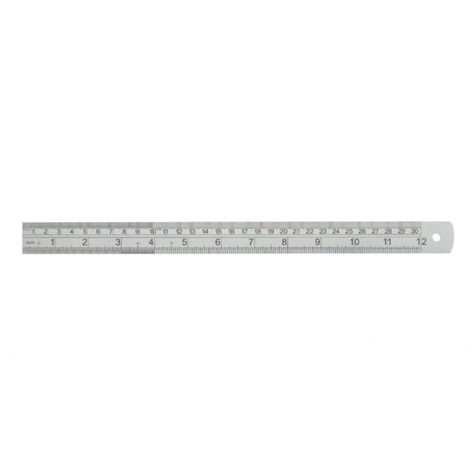 Hultafors X7-s Stainless Steel Rule - Multi Colour - 610mm/24in
