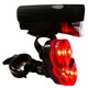image 2 of AWE AweCity+ Superbright 30 Lux StVZO OptiTec Lens + 40 Lumens 2 x 0.5w LED Bike Light Set