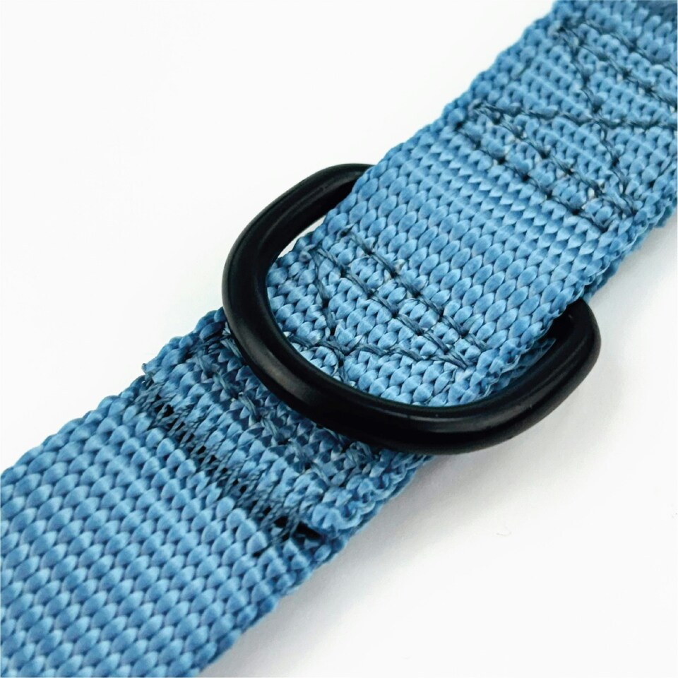 image 1 of HugglePets 10 in 1 Dog Training Lead - 200 x 1.9cm Blue