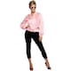 image 2 of Grease Womens/Ladies Pink Ladies Logo Jacket - Pink - XL | Multi | XL