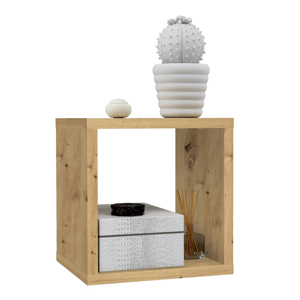 image 1 of Mauro Singular Storage Unit in Artisan Oak