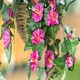 image 3 of Marco Paul Artificial Faux Floral Hanging Basket