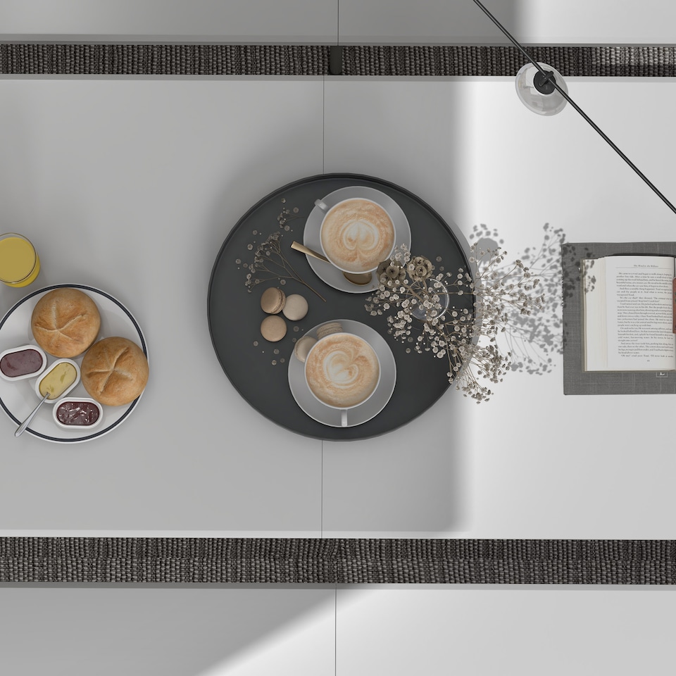 image 1 of Outsunny Folding Garden Table, 180 x 75cm Rectangular HDPE Outdoor Picnic Table for 6, Metal Frame for Patio, Park, White | White | White