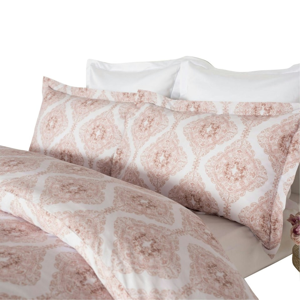 image 1 of Belledorm Ava Duvet Cover Set - Blush - King