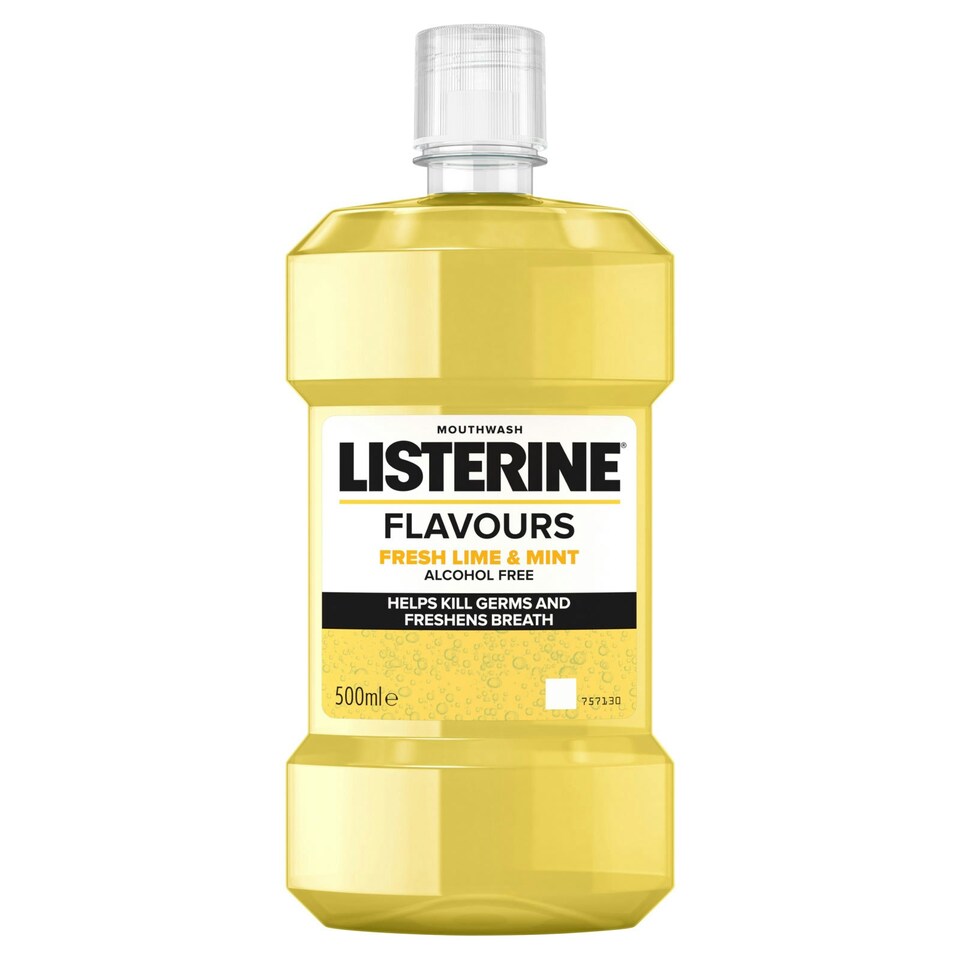 Listerine Lime & Mint Mouthwash 500ml