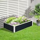 image 2 of Outsunny Garden Raised Bed Planter Grow Containers Flower Pot 120x90cm