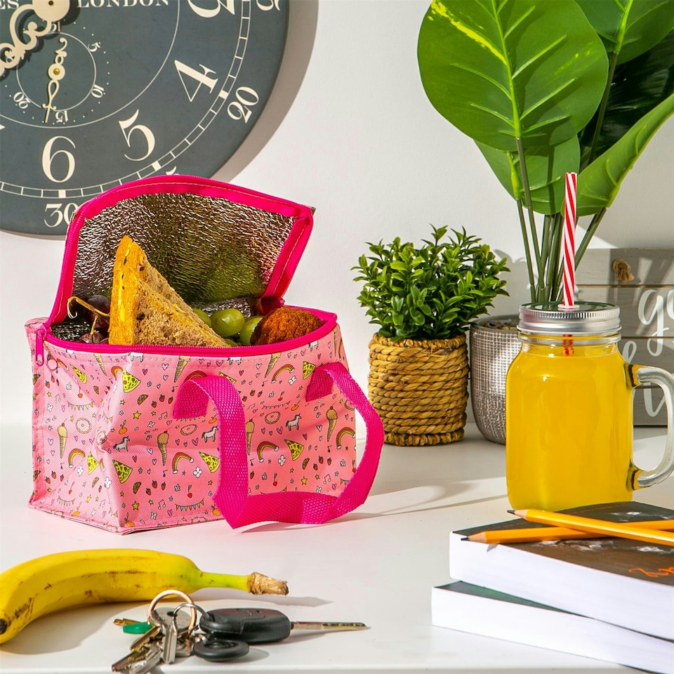 image 1 of Tiny Dining Insulated Lunch Bag - Sketchbook