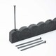 image 3 of Recycled Rubber Scallop Garden Edging Border - Grey - Pack of 2 | Grey | Grey | Pack of 2 | 1