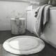 image 3 of Luxury Marrakesh Floral Geo Patterned Towels - 100% Cotton Grey | Dove Grey | Hand towel
