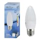 image 3 of ValueLights 2 Pack E27 White Plastic Candle LED 4W Cool White 6500K 400lm Light Bulb