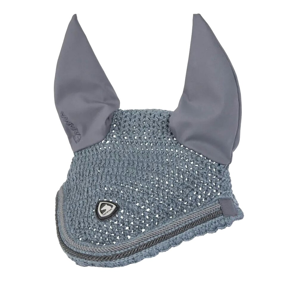 image 1 of ARMA Badge Horse Ear Bonnet - Grey - Full