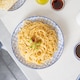 image 2 of Nicola Spring Hand-Printed Pasta Bowls - 22cm - Orange - Pack of 6 | Multi | Multi