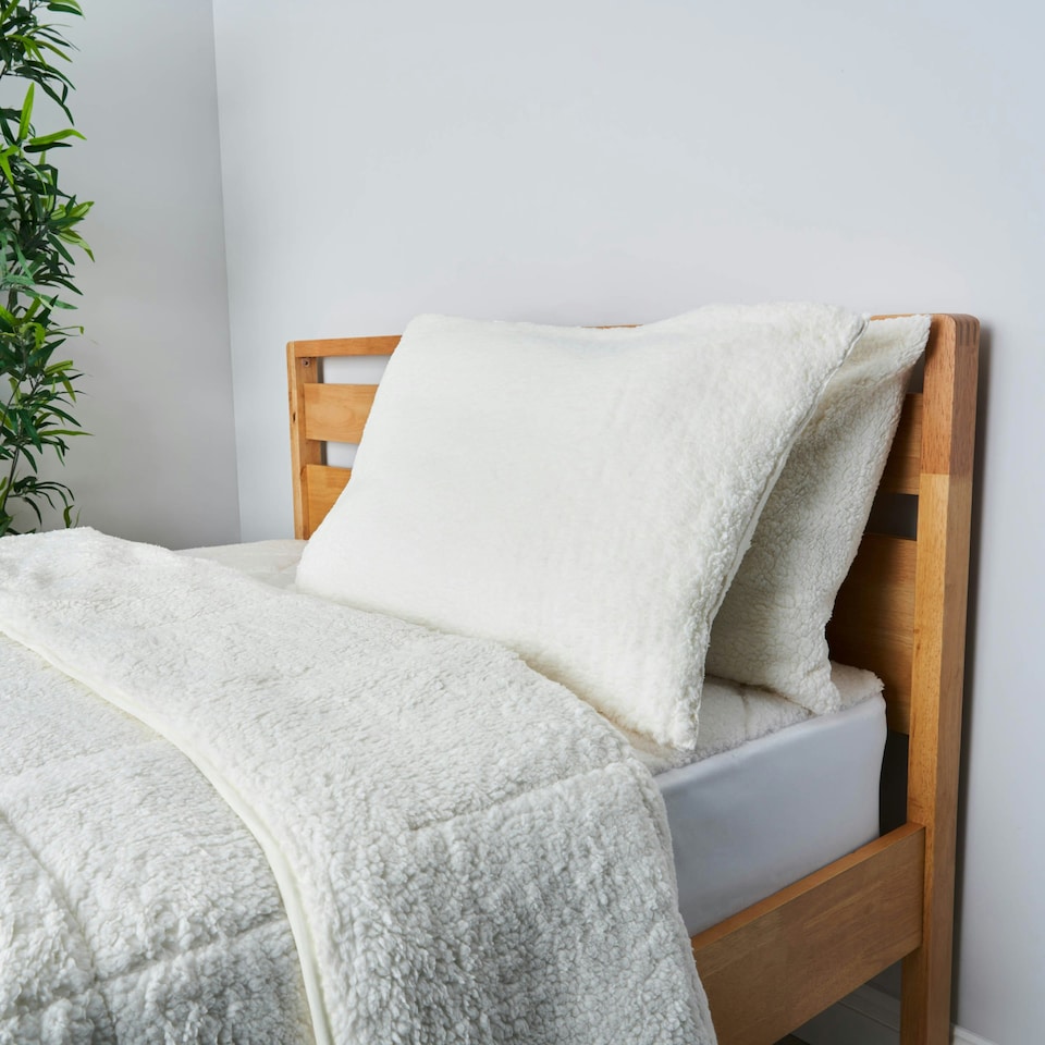 image 1 of BHS Teddy Bear Pillow, Cream | White | White | 1