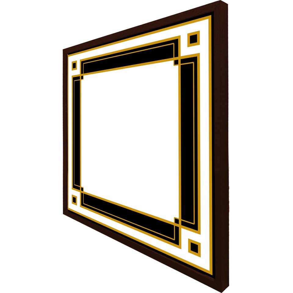 image 1 of Art deco black & gold (Picture Frame) Black | S
