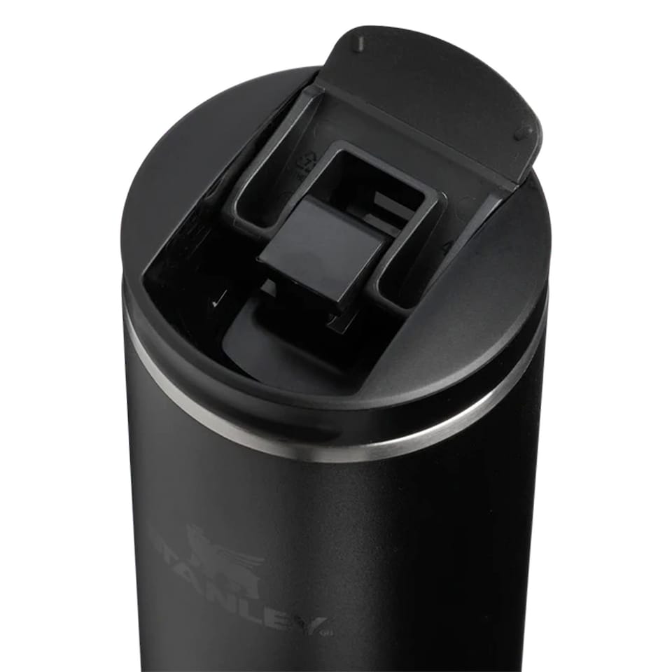 image 1 of 0.35L Insulated Stainless Steel Travel Mug Leakproof Flip Top Lid