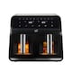 image 1 of Black Electric 8.5L Digital Air Fryer with Dual Drawer