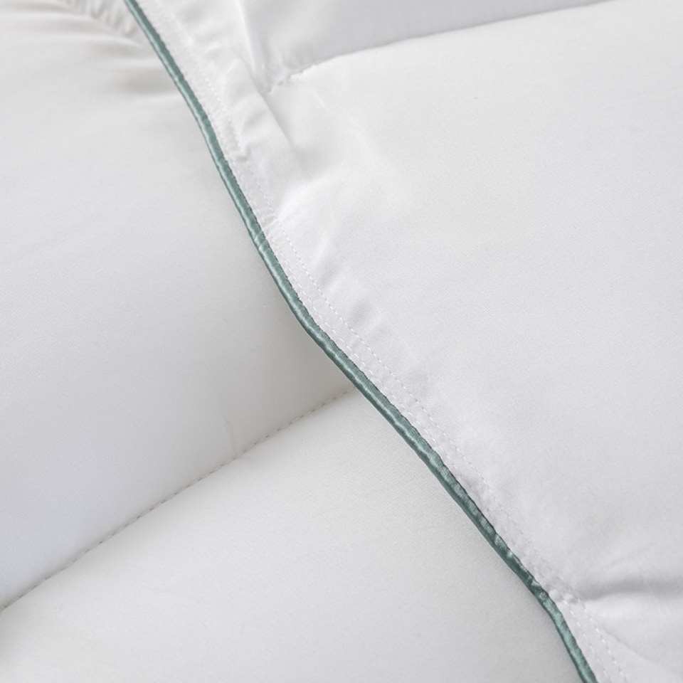 image 1 of 13.5 Tog Luxury Microfibre Duvet Feels Like Down Filling Premium Soft Touch Double White