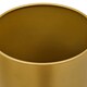 image 5 of Avento Large Gold Finish Floor Planter Gold