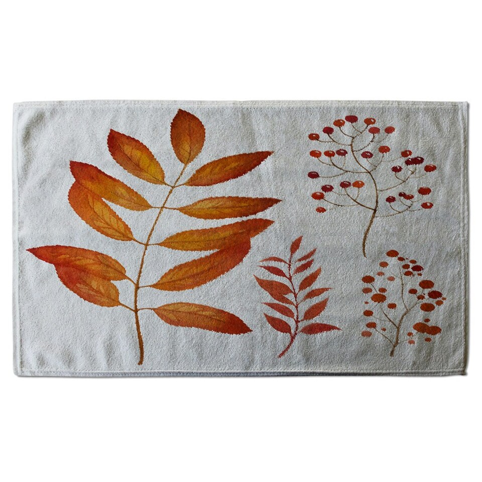 image 1 of Orange Autumn Leaves (Kitchen Towel)