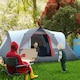 image 2 of Outsunny Outdoor  Camping Tent For 5-6 W/ Bag, Fibreglass & Steel Frame