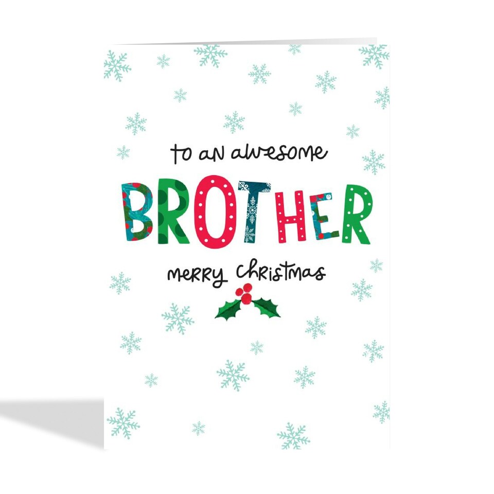 image 1 of Heartfelt Christmas Card - Brother