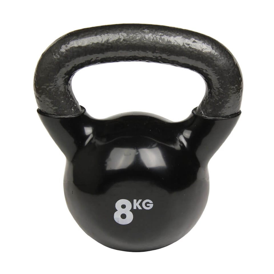 image 1 of Fitness Mad 8.5 kg Cast Iron Kettlebell, Black | Black | Black | 8.5