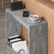 image 3 of Decortie Simpi Slim Side Table 55x20x60cm Gold Marble Effect