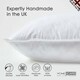 image 2 of Homescapes Luxury Super Microfibre Cushion Pad Insert Inner 60 x 60 cm (24 x 24") White